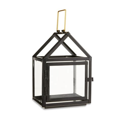 metal house lantern walmart|Black Metal House Lantern Christmas Decoration, 9 .